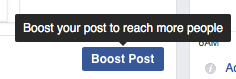 Facebook Boost Button