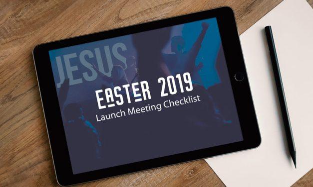 FREE Easter Planning Meeting Checklist