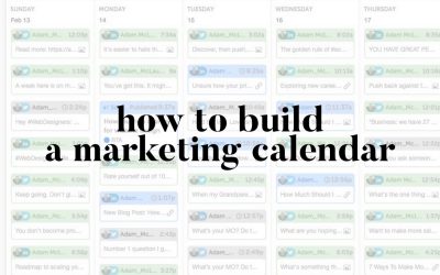 How I Use The Marketing Calendar by CoSchedule To Build A Social Media Strategy